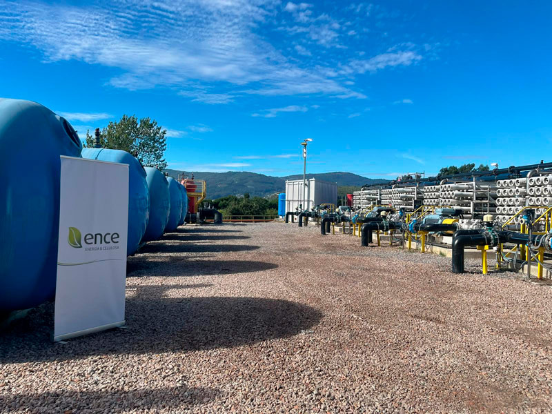 Nuevas instalaciones de Ence en Pontevedra para reducir su dependencia del río Lérez