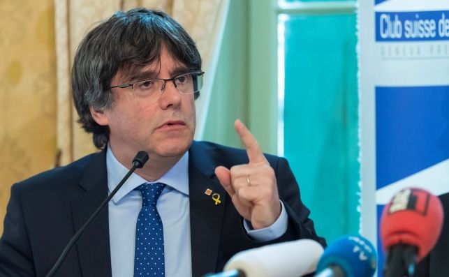 El expresidente de la Generalitat Carles Puigdemont en Ginebra el pasado 20 de diciembre.