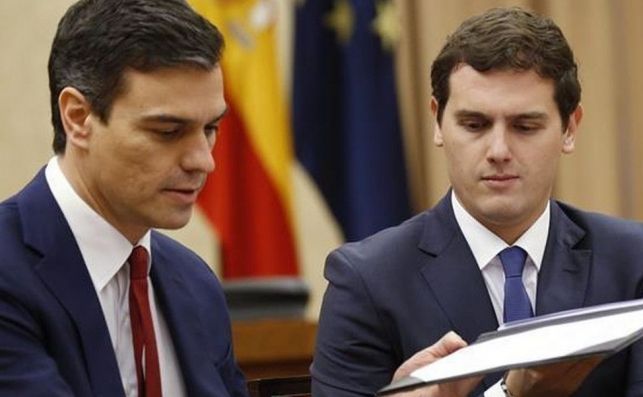 Pedro Sánchez y Albert Rivera en una imagen de archivo / EFE