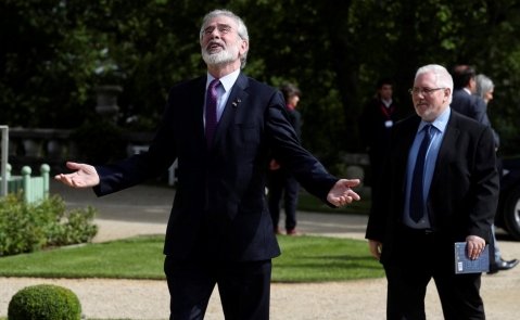 El expresidente del Sinn Féin irlandés, Gerry Adams / EFE