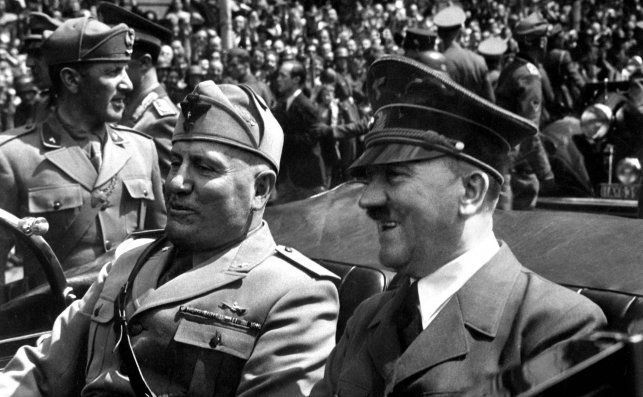 Hitler and Mussolini June 1940