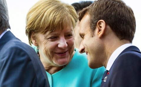 Angela Merkel y Emmanuel Macron reactivan el eje franco-aleman, pero deberá reforzarse y reactivar la UE a dos velocidades. EFE-AC