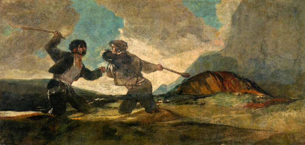 'Duelo a garrotazos', de Francisco de Goya