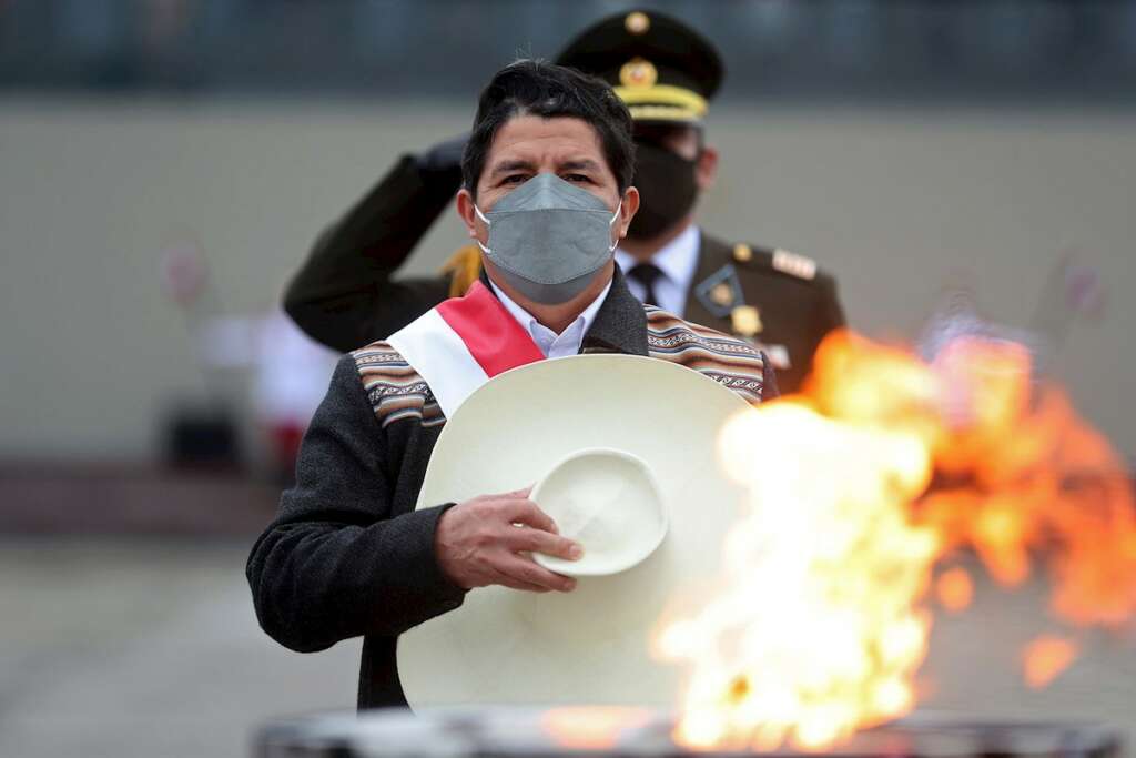 El presidente de Perú, Pedro Castillo. EFE