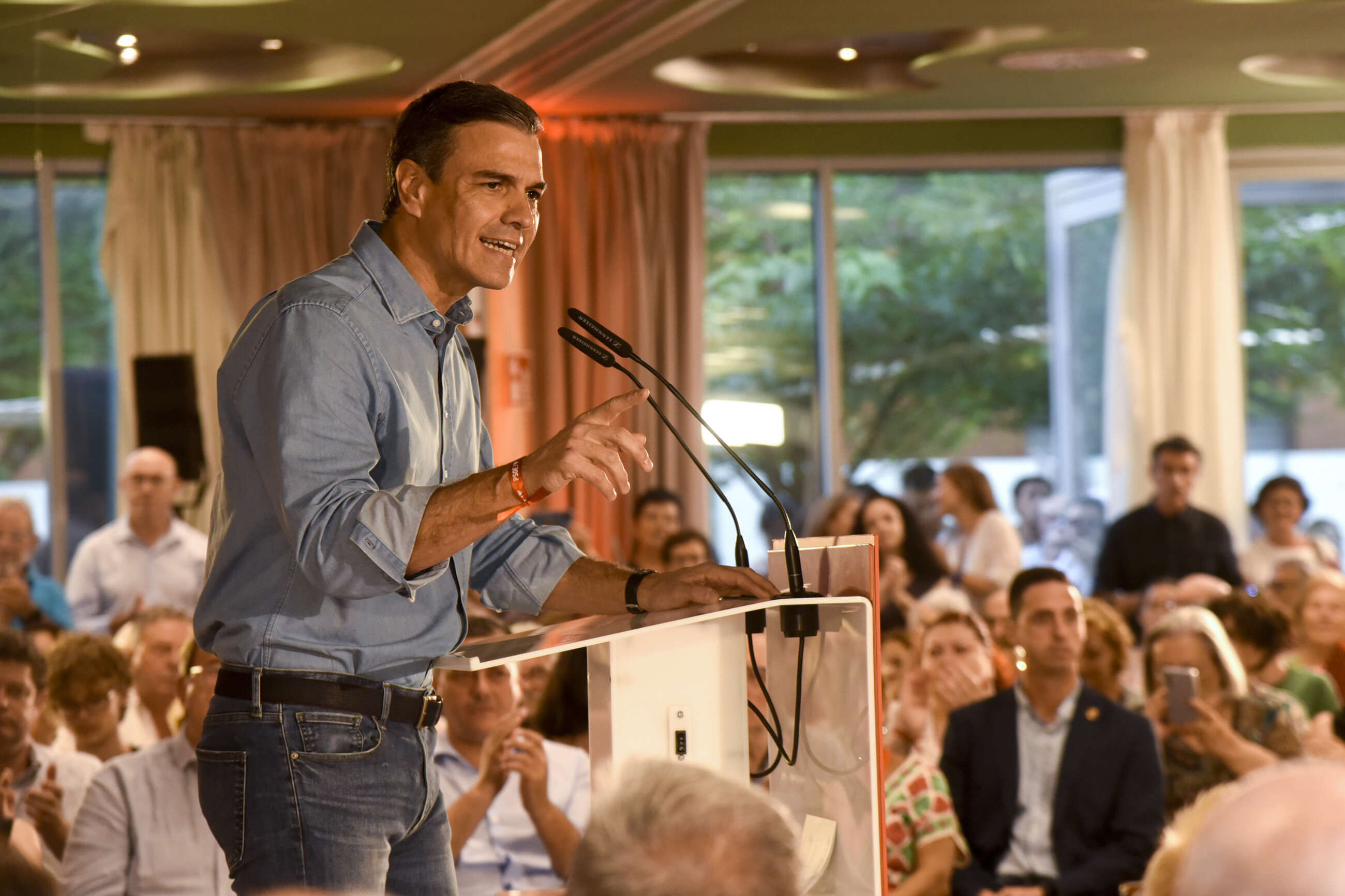 El presidente del Gobierno y candidato a la reelección por el PSOE, Pedro Sánchez. EFE/ Javier Blasco