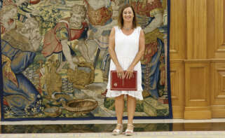 La nueva presidenta del Congreso, la socialista Francina Armengol. EFE/ Chema Moya POOL