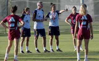Jugadoras de la selección femenina de fútbol de España. EFE/Biel Aliño