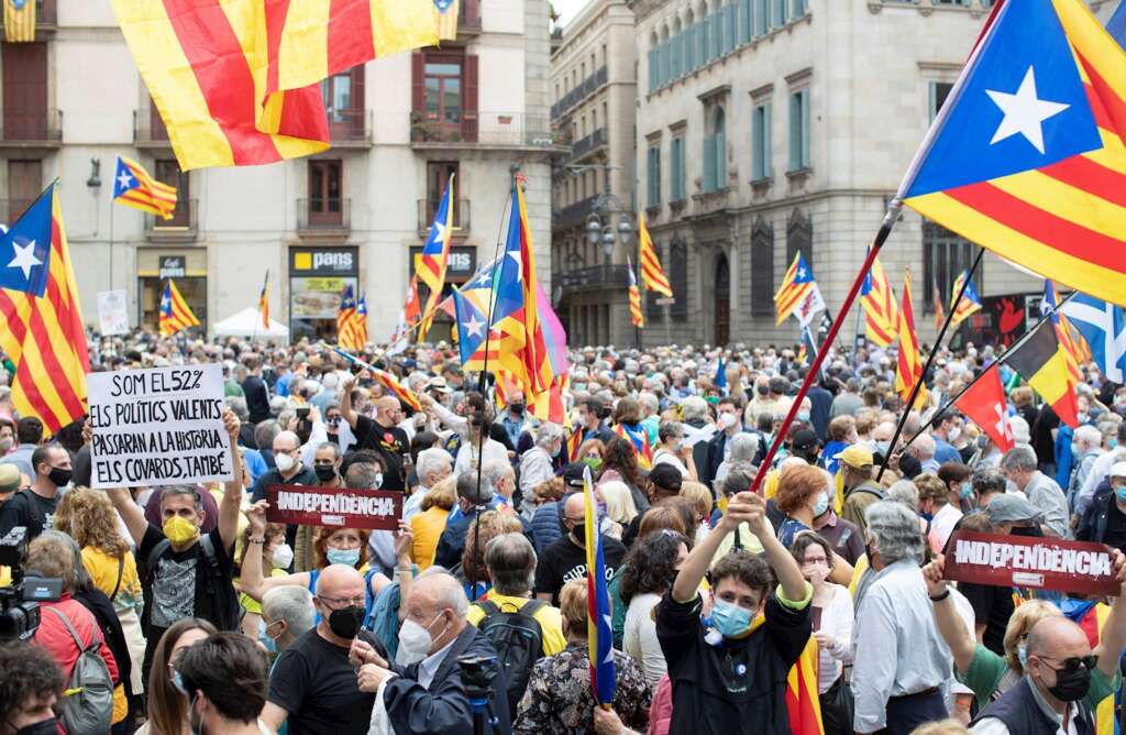 Concentracion en la plaza Jaume