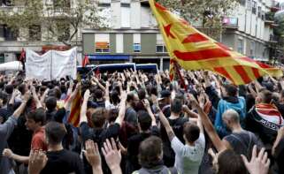 cataluña reunion en plaza jaume