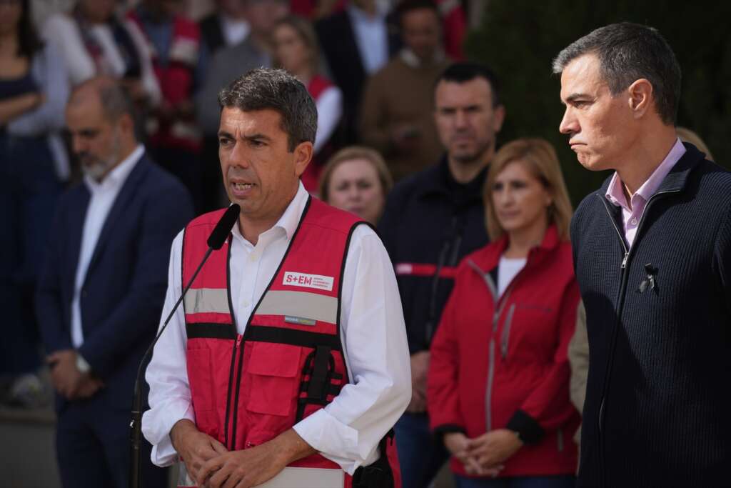 Pedro Sánchez y Carlos Mazón