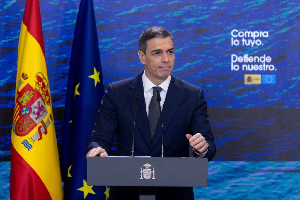 Pedro Sanchez / aranceles trump