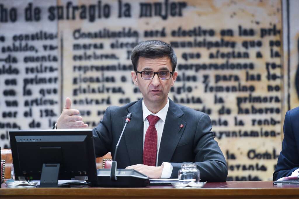 El presidente del Consejo de Administración de la Corporación RTVE, José Pablo López. Foto: Gustavo Valiente / Europa Press
