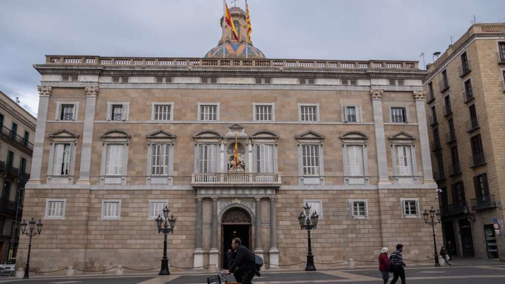 El Palau de la Generalitat de Barcelona. Foto: Europa Press