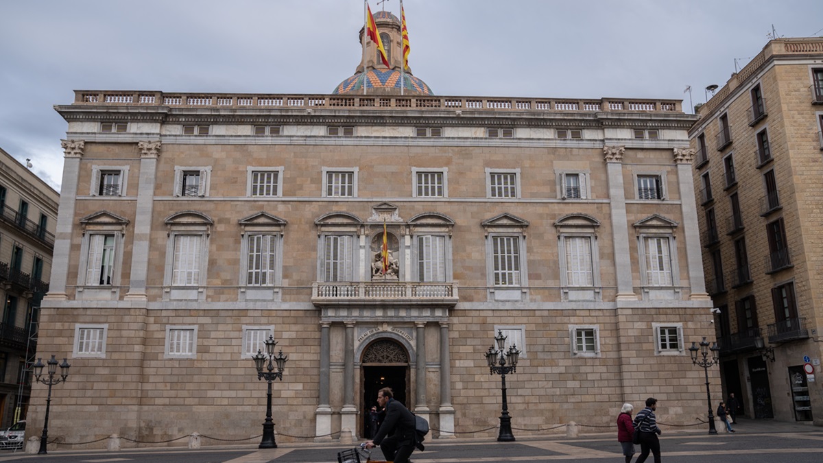 El Palau de la Generalitat de Barcelona. Foto: Europa Press
