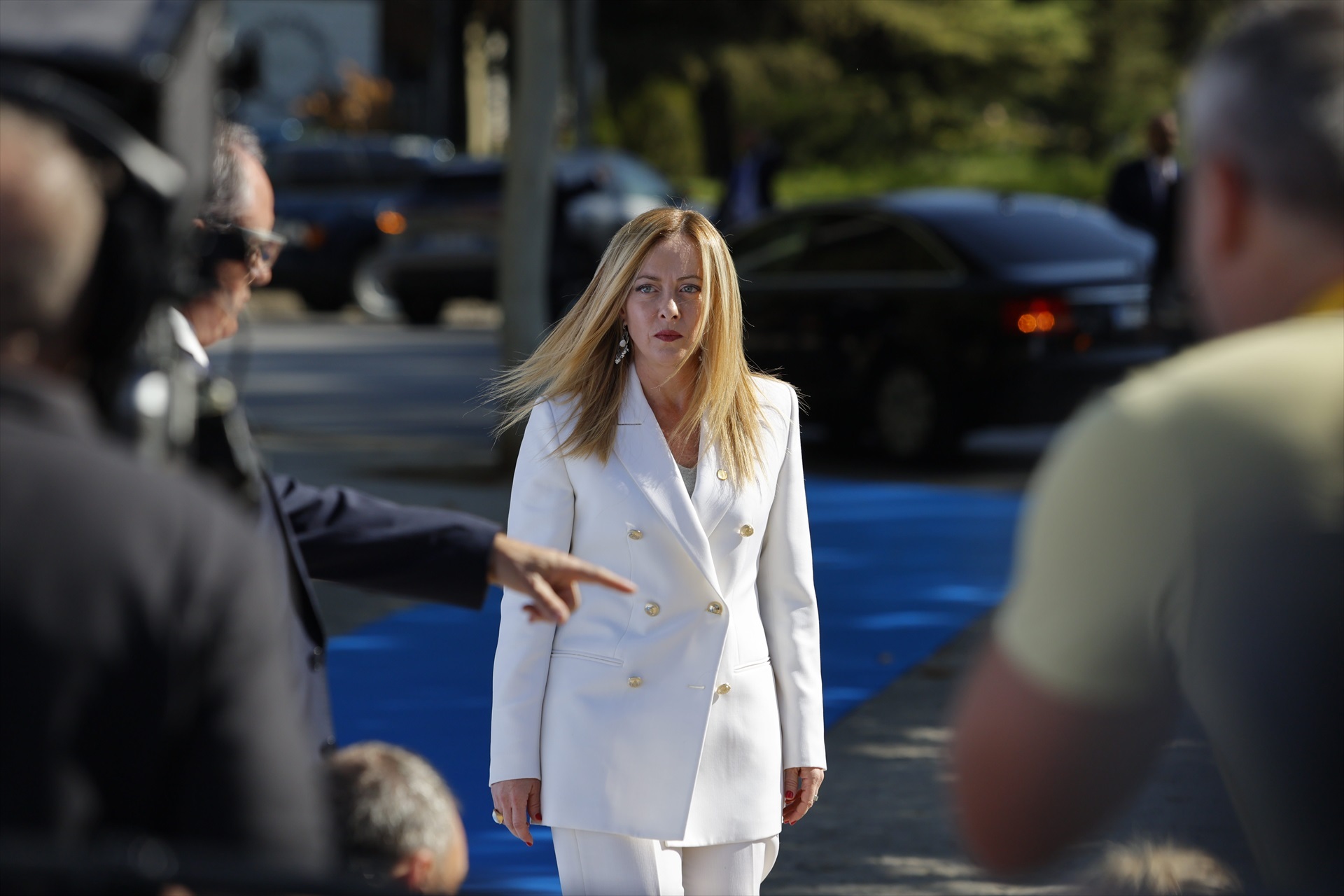 (Foto de ARCHIVO) La presidenta de Italia, Giorgia Meloni, a su llegada al Palacio de Congresos de Granada para participar en la cumbre de la Comunidad Política Europea (CPE), a 5 de octubre de 2023, en Granada, Andalucía (España). 50 jefes de Estado y de Gobierno europeos asisten hoy a la cumbre de la Comunidad Política Europea (CPE), una de las reuniones que se celebran con motivo de la Presidencia española de la UE. Se trata de la tercera cita de este foro intergubernamental que tiene como objetivo principal mostrar la unidad europea frente a Rusia. Entre los asistentes estarán los líderes de los 27 estados miembro de la UE, así como el primer ministro británico, el presidente turco, o los dirigentes de los países de los Balcanes Occidentales. Álex Cámara / Europa Press 05 OCTUBRE 2023;CUMBRE;UE;EUROPA;REUNIÓN;CPE 05/10/2023