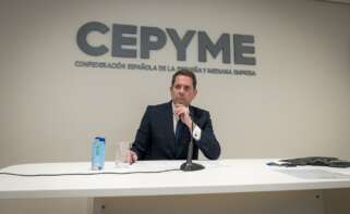 (Foto de ARCHIVO) El presidente de Cepyme, Gerardo Cuerva, presenta su candidatura para la reelección, en la Conferencia de Prensa, a 13 de mayo de 2025, en Madrid (España). El actual presidente de Cepyme ha presentado su candidatura y su programa electoral con el que se enfrentará a Ángela de Miguel para presidir la patronal de pymes. Cuerva y de Miguel han sido los dos únicos candidatos que han registrado su candidatura con los 40 avales de los vocales que conforman la organización o con el apoyo de 10 de las organizaciones internas. Diego Radamés / Europa Press 13/5/2025