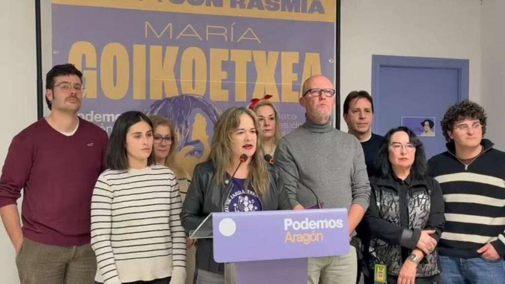 El grupo parlamentario de Podemos, se ha quedado fuera del gobierno de Aragón tras un batacazo histórico.