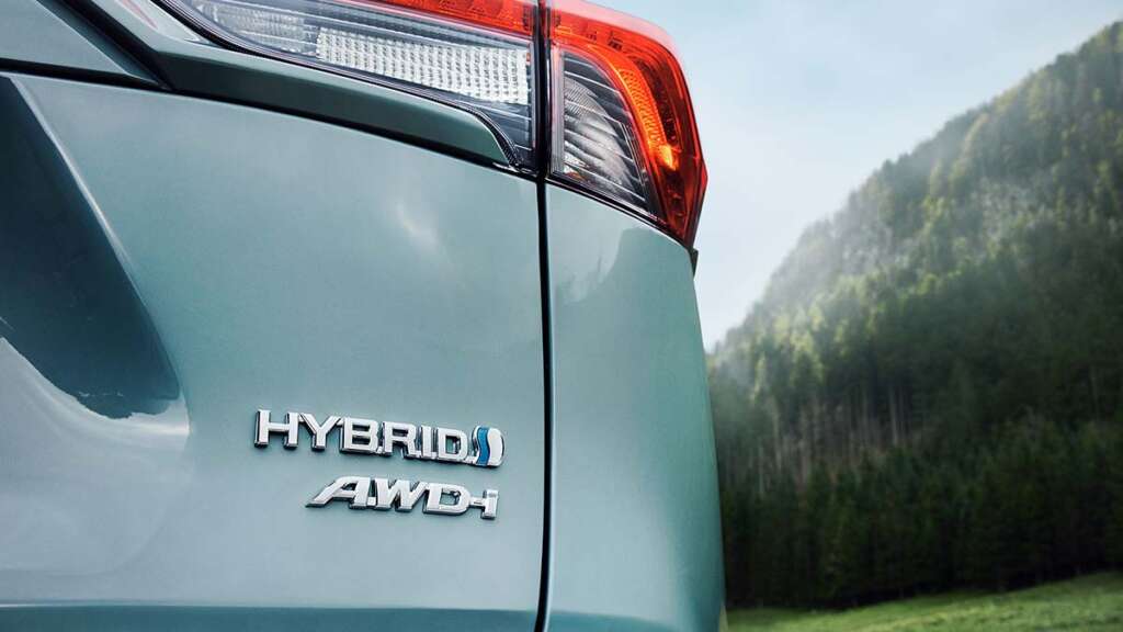 Logotipo Toyota Hybrid System