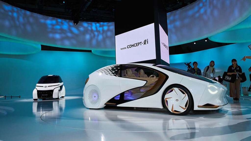 Prototipos futuristas de Toyota en el Salón de Tokyo 2017.