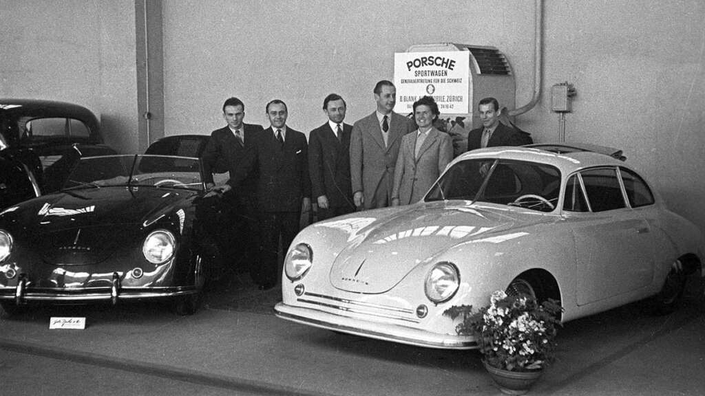 En 1949, el Salón de Ginebra escenificó el nacimiento de la marca Porsche con la presentación del icónico Porsche 356.