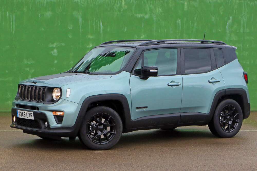 Jeep Renegade e-Hybrid durante la presentación de la gama electrificada de Jeep, en Valencia. Foto: Pablo J. Poza.