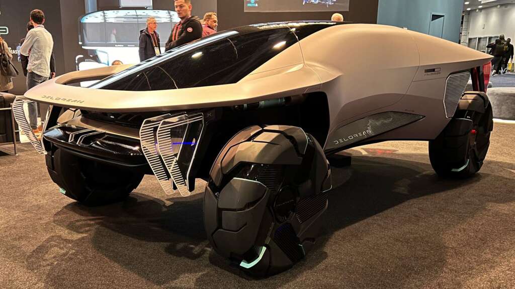 DeLorean Omega en el CES Las Vegas 2023.