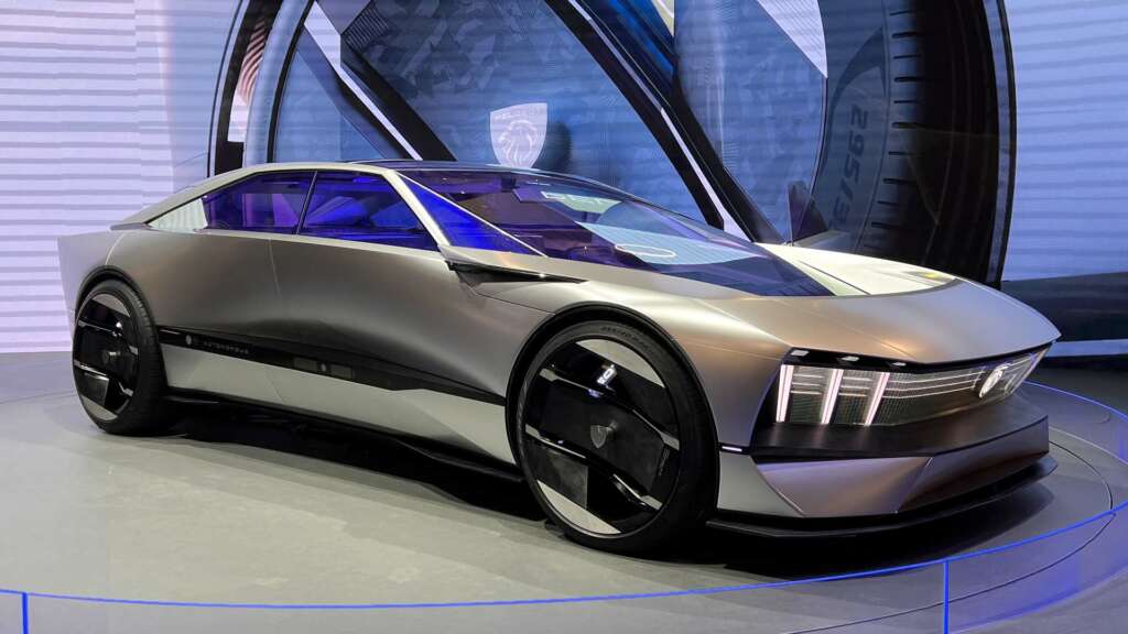 Peugeot Inception en el CES Las Vegas 2023.