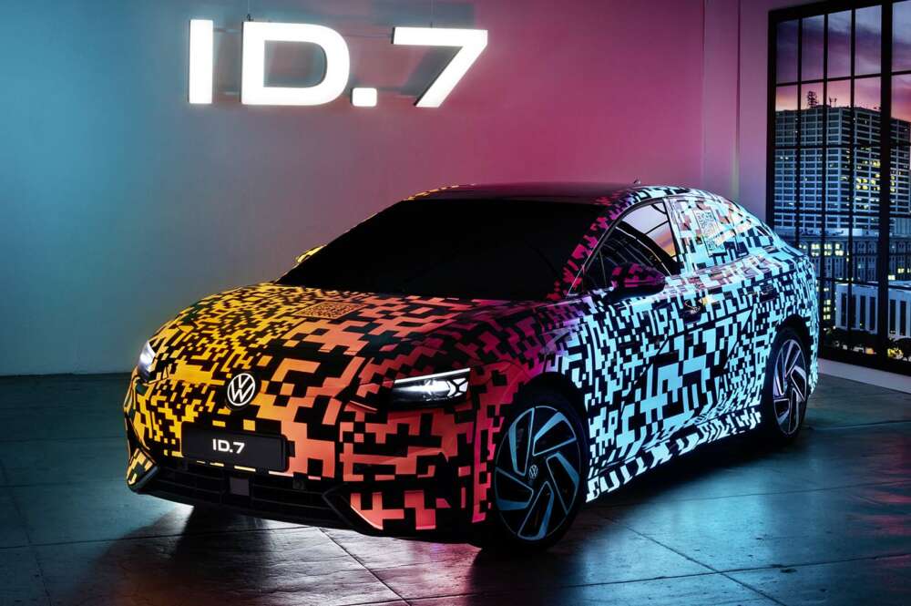 Volkswagen ID.7, presentado en el CES de Las Vegas.