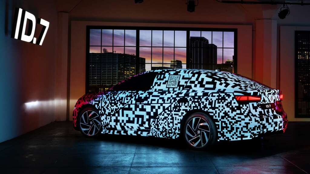 Volkswagen ID.7, presentado en el CES de Las Vegas.