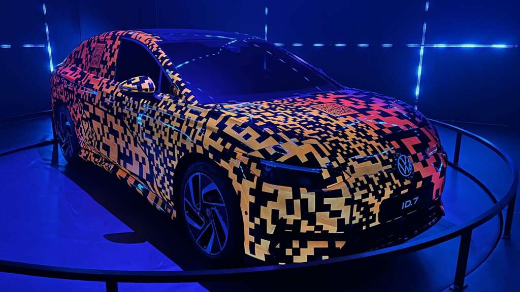 Volkswagen ID.7 en el CES Las Vegas 2023.