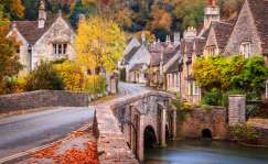 Castle Combe en Wiltshire. Foto: Getty Images.