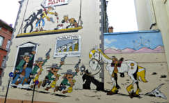 Lucky Luke y los hermanos Dalton. Foto Linda de Volder Flickr