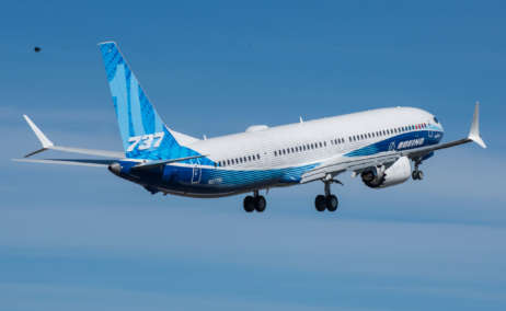 Despegue del B737 MAX-10. Foto Boeing