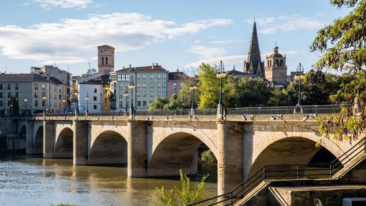 La ciudad de Logroño en La Rioja