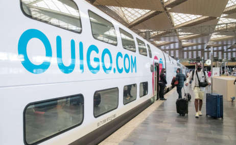 Parada de Ouigo en Zaragoza. Foto Javier Cebollada
