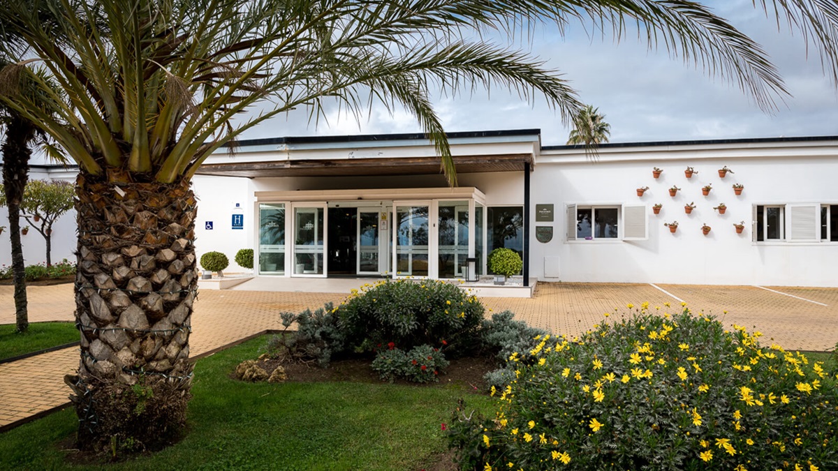 El exterior del Parador de Ayamonte