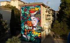 Mural de Bosska en Linares (Jaén)
