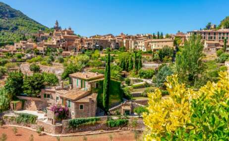 Panorámica de Valldemossa, en Mallorca.
