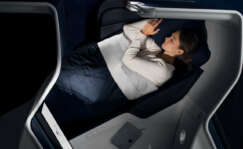 Cabina business en un Boeing 777 de Air France