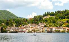 Lago de Orta, Italia.