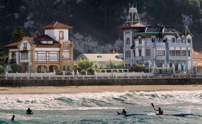Playa de Ribadesella.