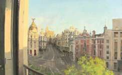Gran Vía, 2009-2015.Colección Pérez Simón, México © Antonio López VEGAP, Barcelona, 2023