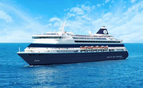MV Lara es el crucero que navegara durante 3 años.