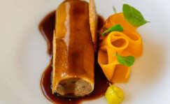 Plato restaurante Mantúa (Jerez)
