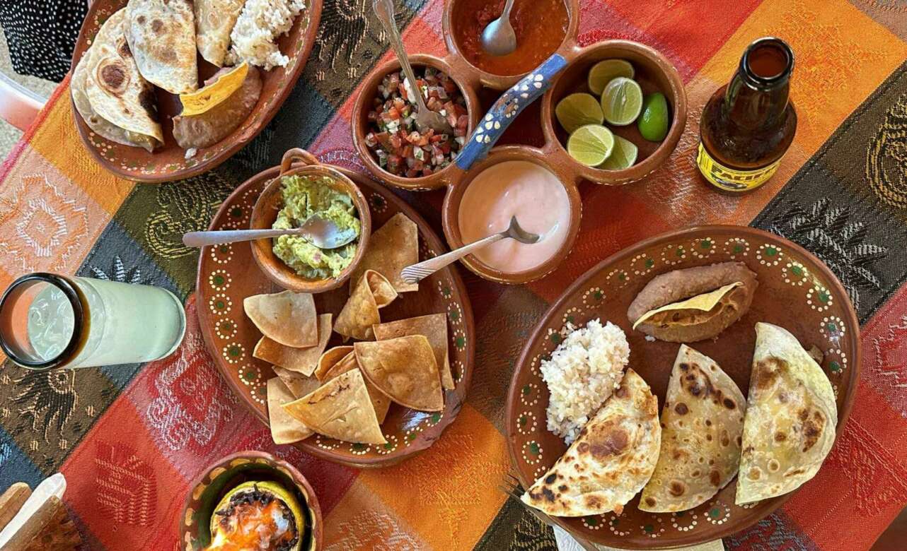 Tacos y nachos Los Agaves. Foto: Marta Pérez Ruiz