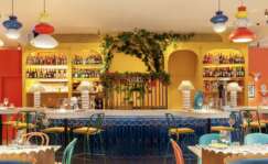 Sala del restaurante Baldoria, en Madrid.