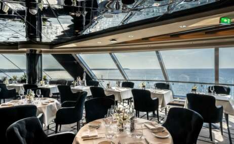 Restaurante en la zona MSC Yacht Club del MSC Euribia