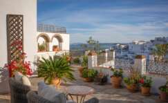 Terraza del hotel La Casa del Califa en Andalucía
