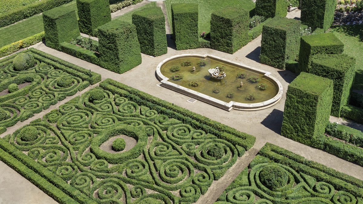 Los jardines del Palacio de Liria de Madrid