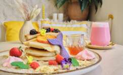 Algunos platos de brunch presentan una compleja decoración
